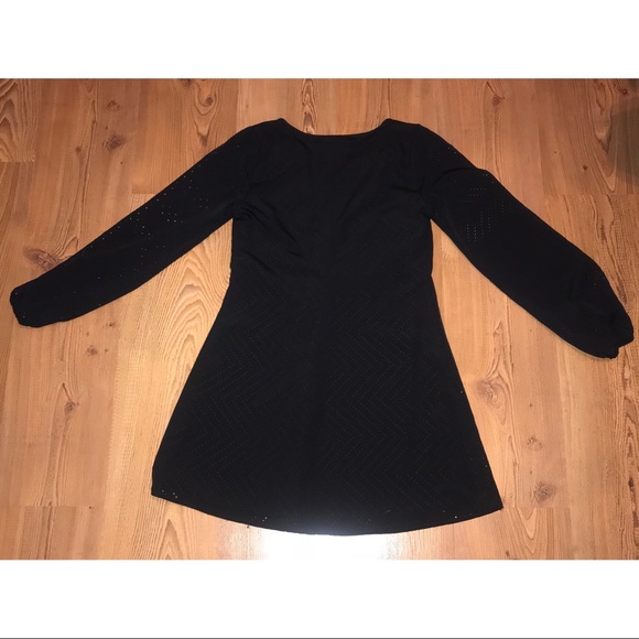 BLACK PARTY MINI DRESS - Picture 6 of 8